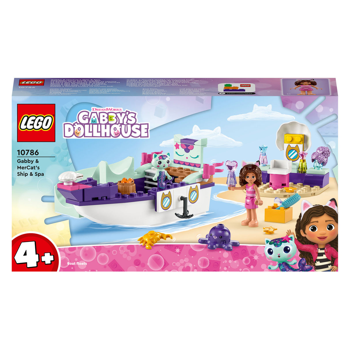 Lego Lego Gabby's Dollhouse 10786 Gabby und Mutterkat Pamper Ship