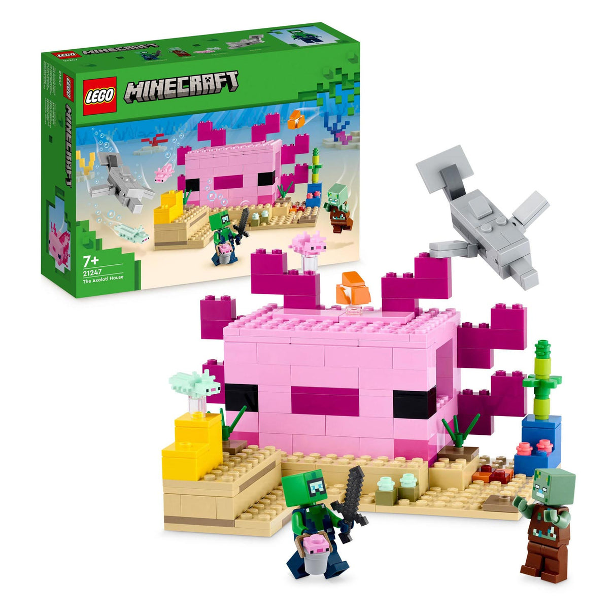 Lego Lego Minecraft 21247 Die Axolotlhuis