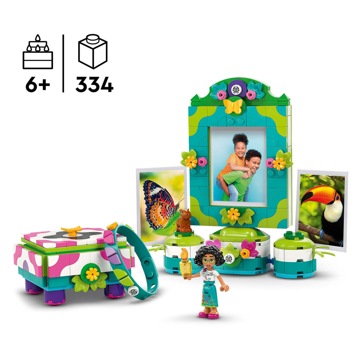 Lego Disney 43239 Mirabels Fotorahmen und Schmuckschatulle