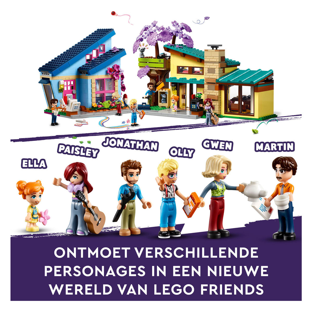 Lego Lego Freunde 42620 Olly und Paisleys Häuser