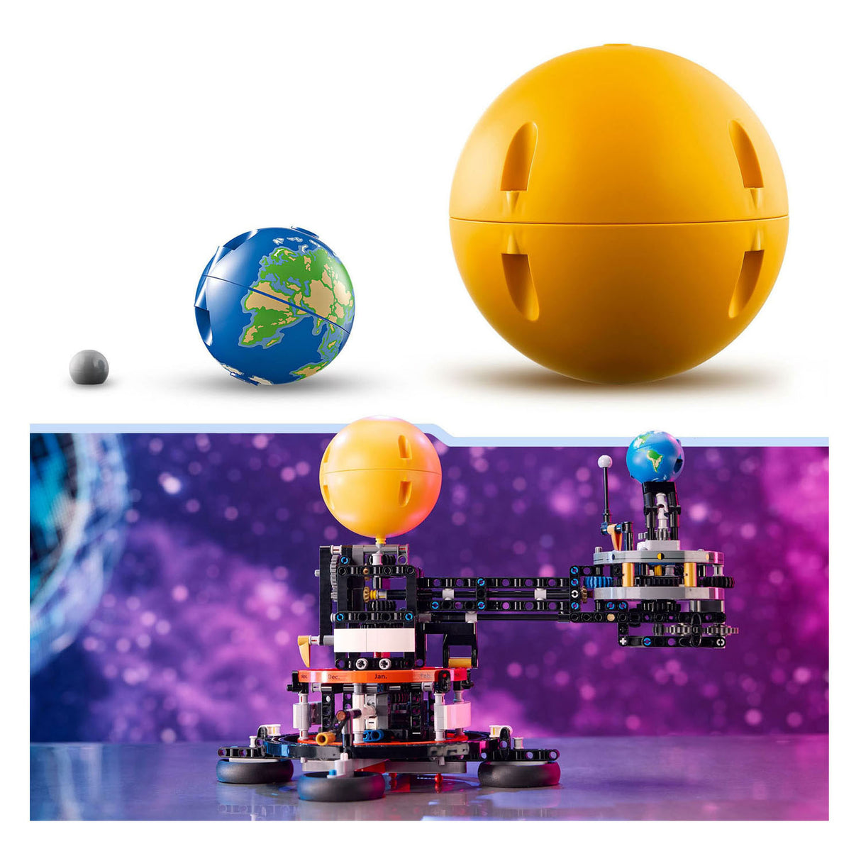Lego Technic – Bauspielzeug „Erde und Mond in Bewegung“.
