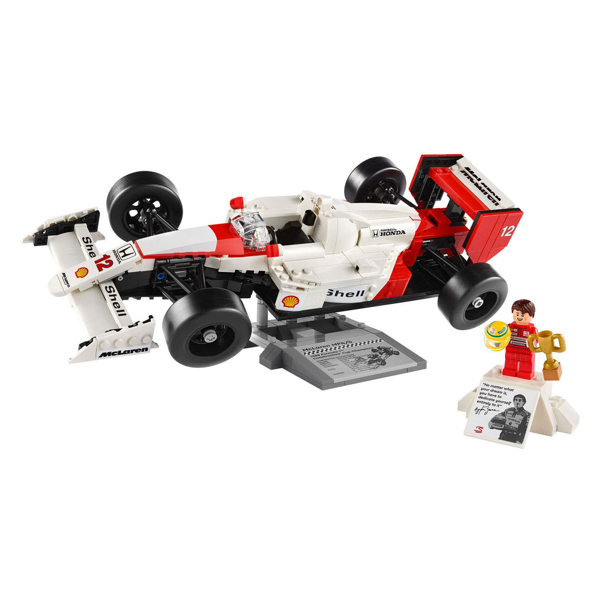 Lego -Ikonen 10330 McLaren MP4 4 und Ayrton Senna