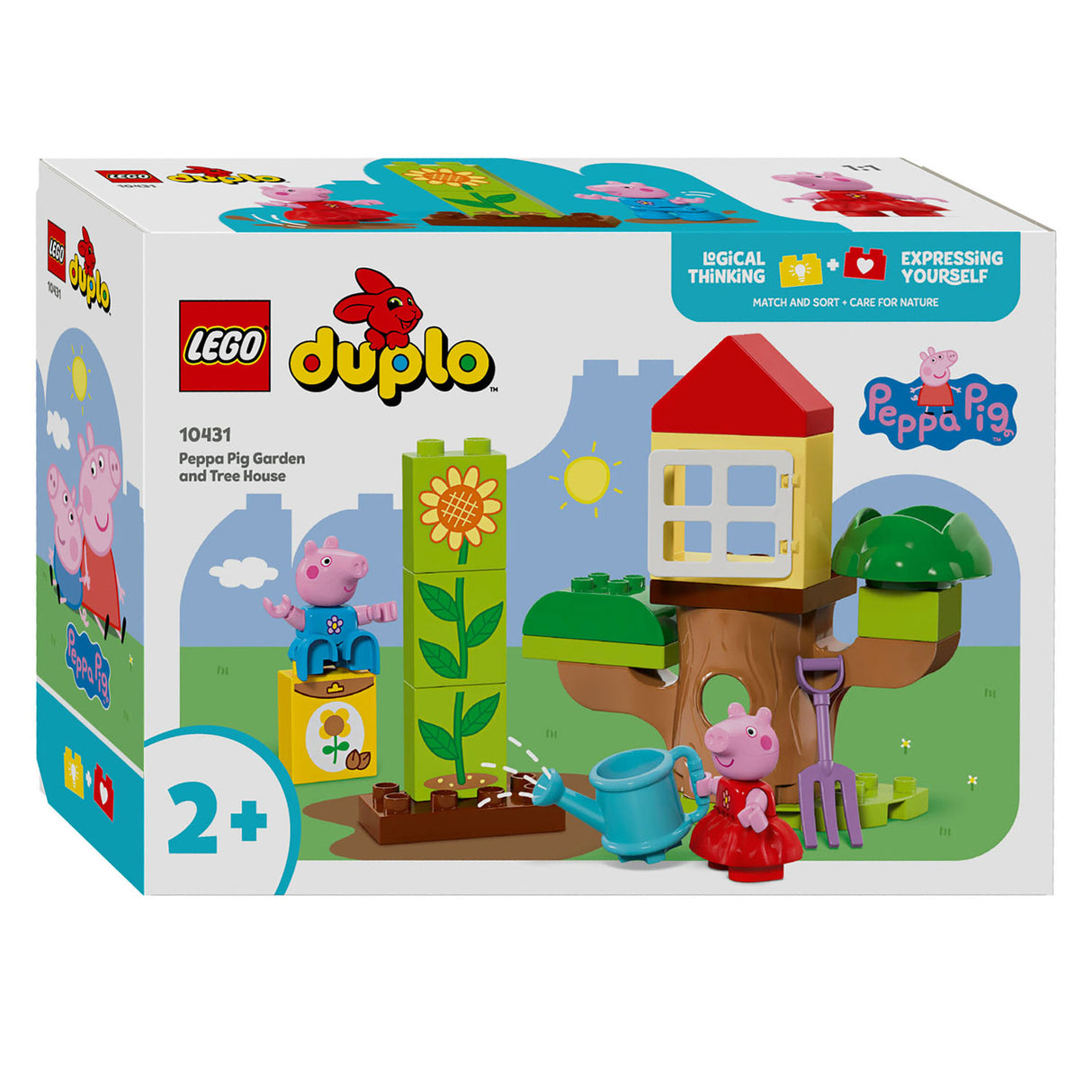 Lego Duplo – Peppa Wutz Garten- und Baumhaus-Konstruktionsspielzeug (10431)