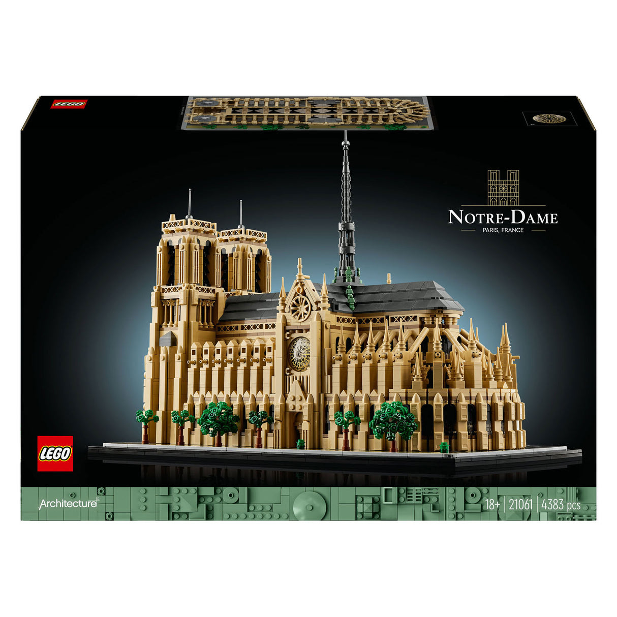 Lego-Architektur Notre-Dame von Paris – 21061