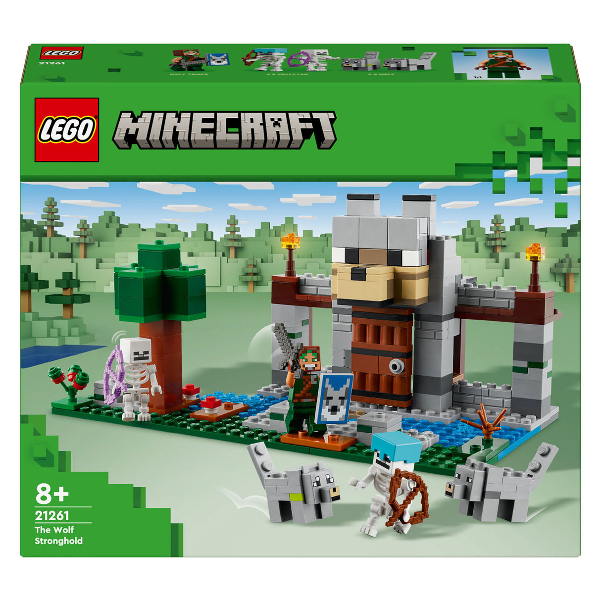 LEGO 21261 Minecraft de Wolvenburcht
