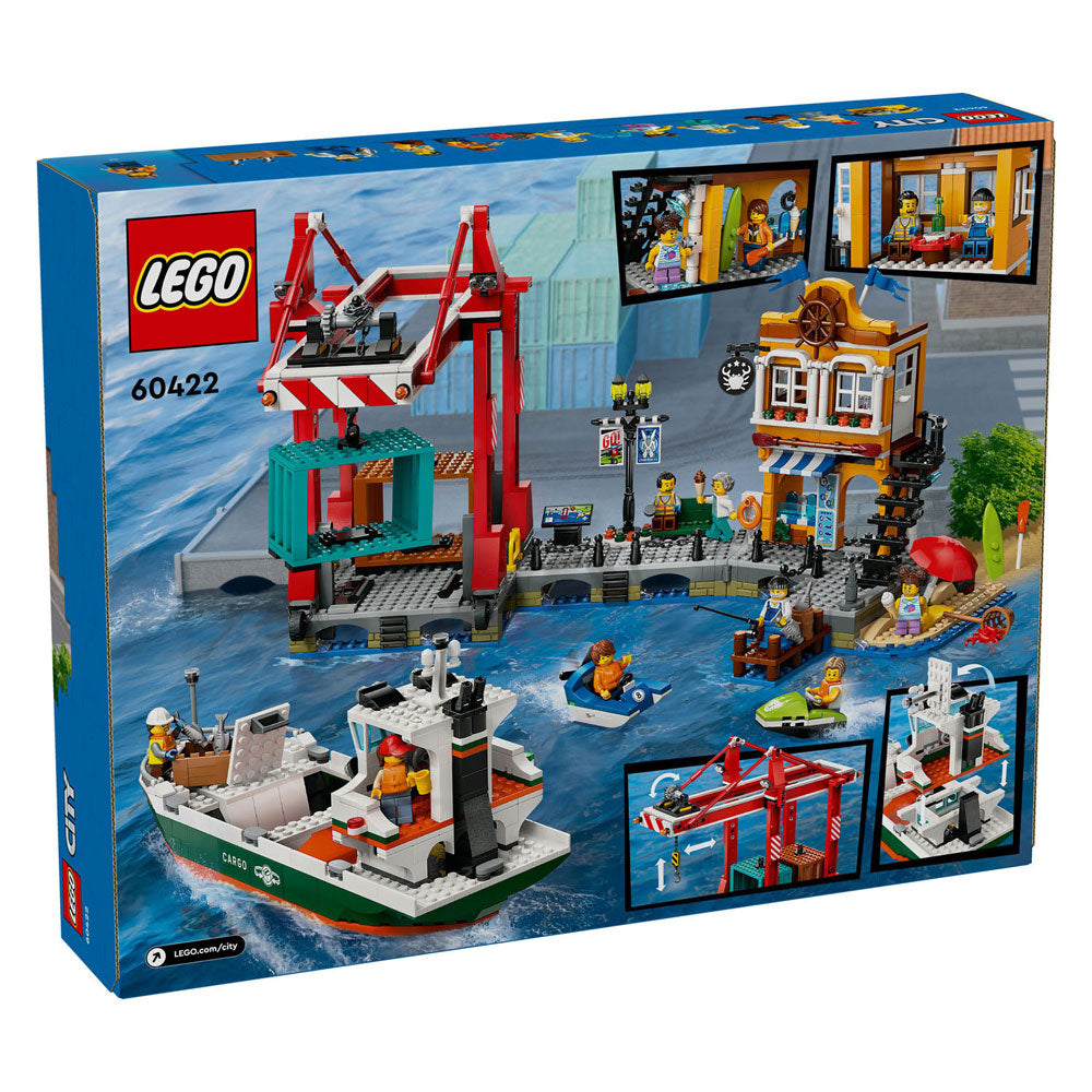 Lego City 60422 Haven mit Frachtschiff