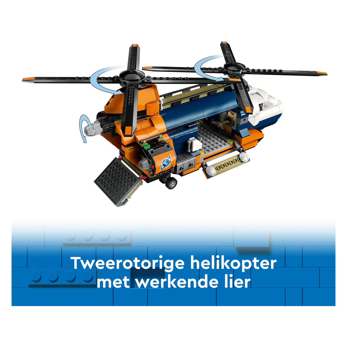 Lego City 60437 Dschungelforscher: Hubschrauber an der Basis