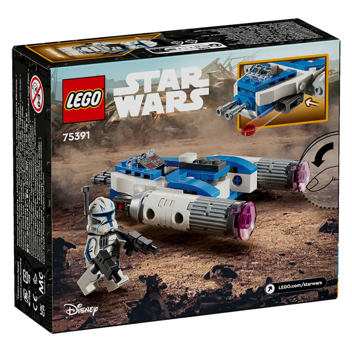 Lego Star Wars 75391 Kapitän Rex Y-Wing Mikrofwer