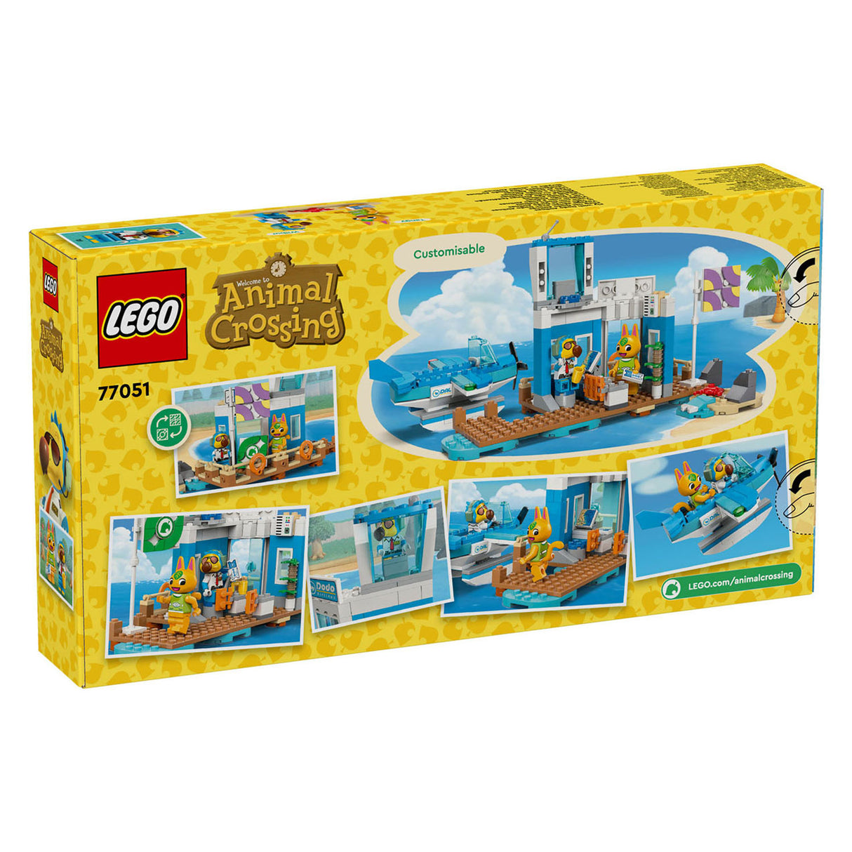 Lego Animal Crossing 77051 fliegt mit Dodo Airlines
