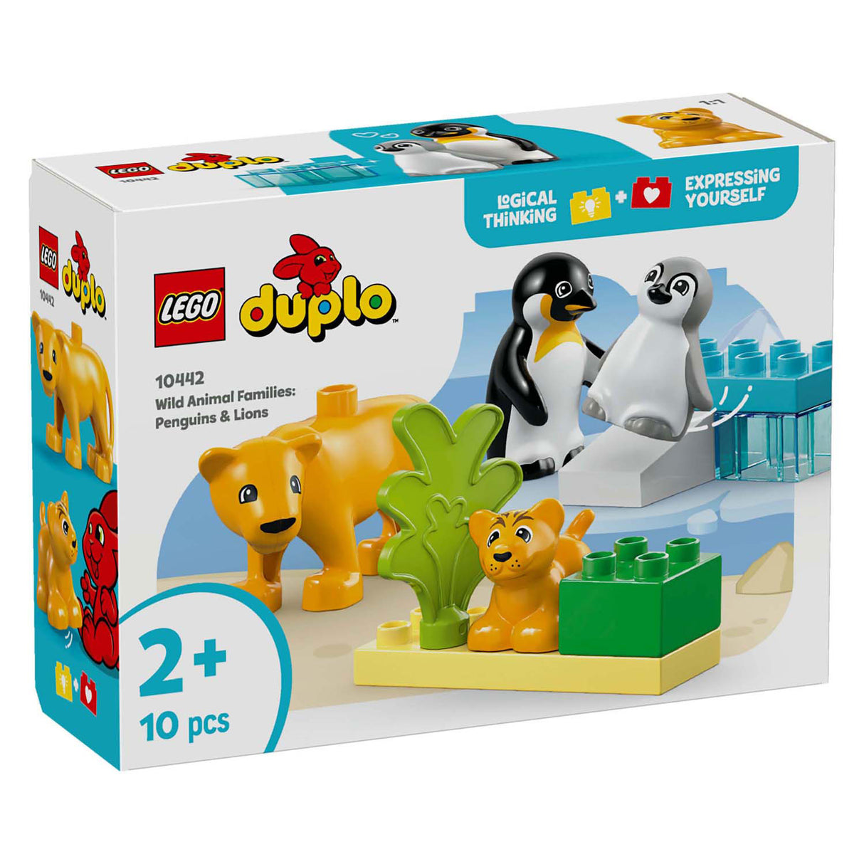 Lego Duplo 10442 Wildtierfamilien Pinguine und Löwen