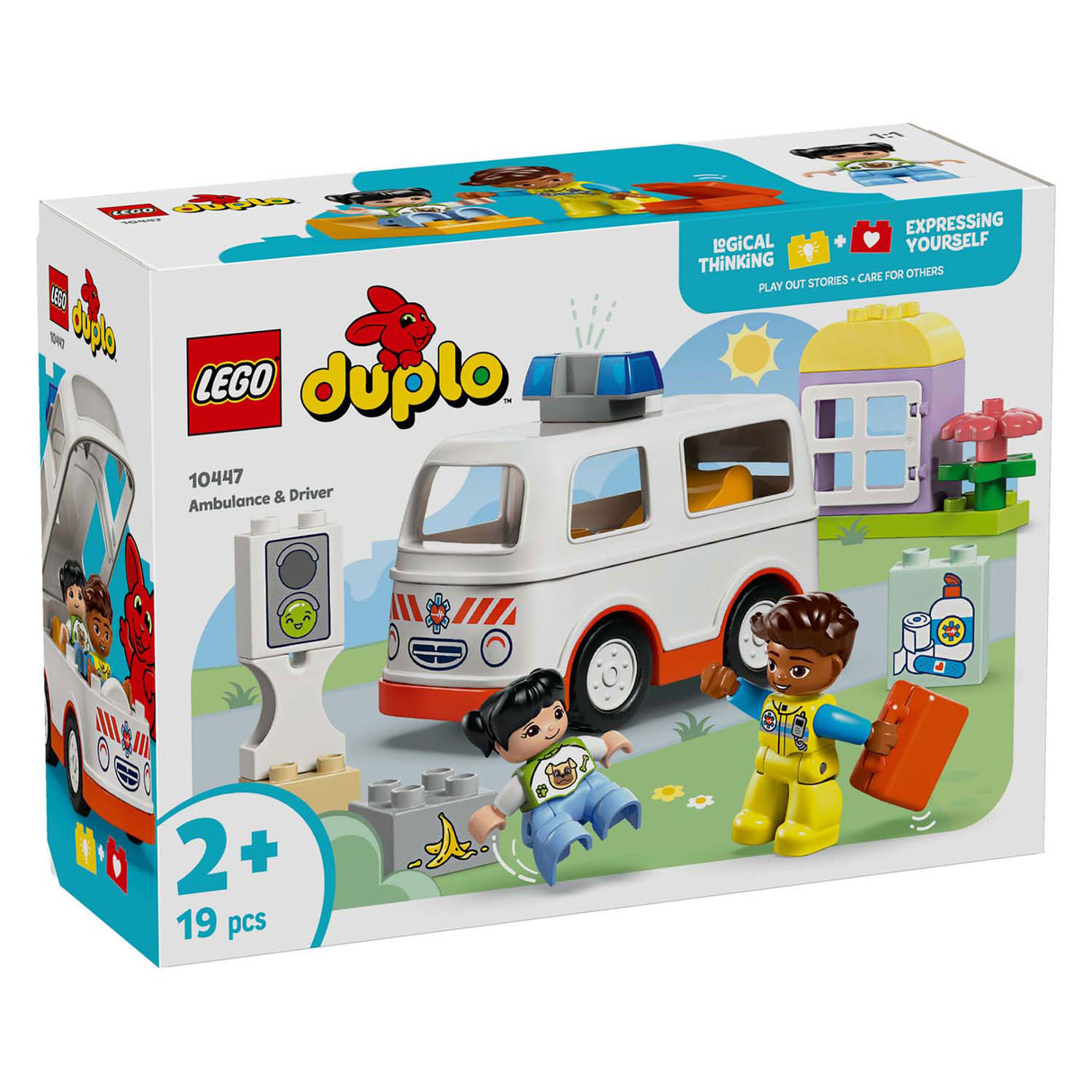 Lego Duplo Town 10447 Krankenwagen mit Fahrer