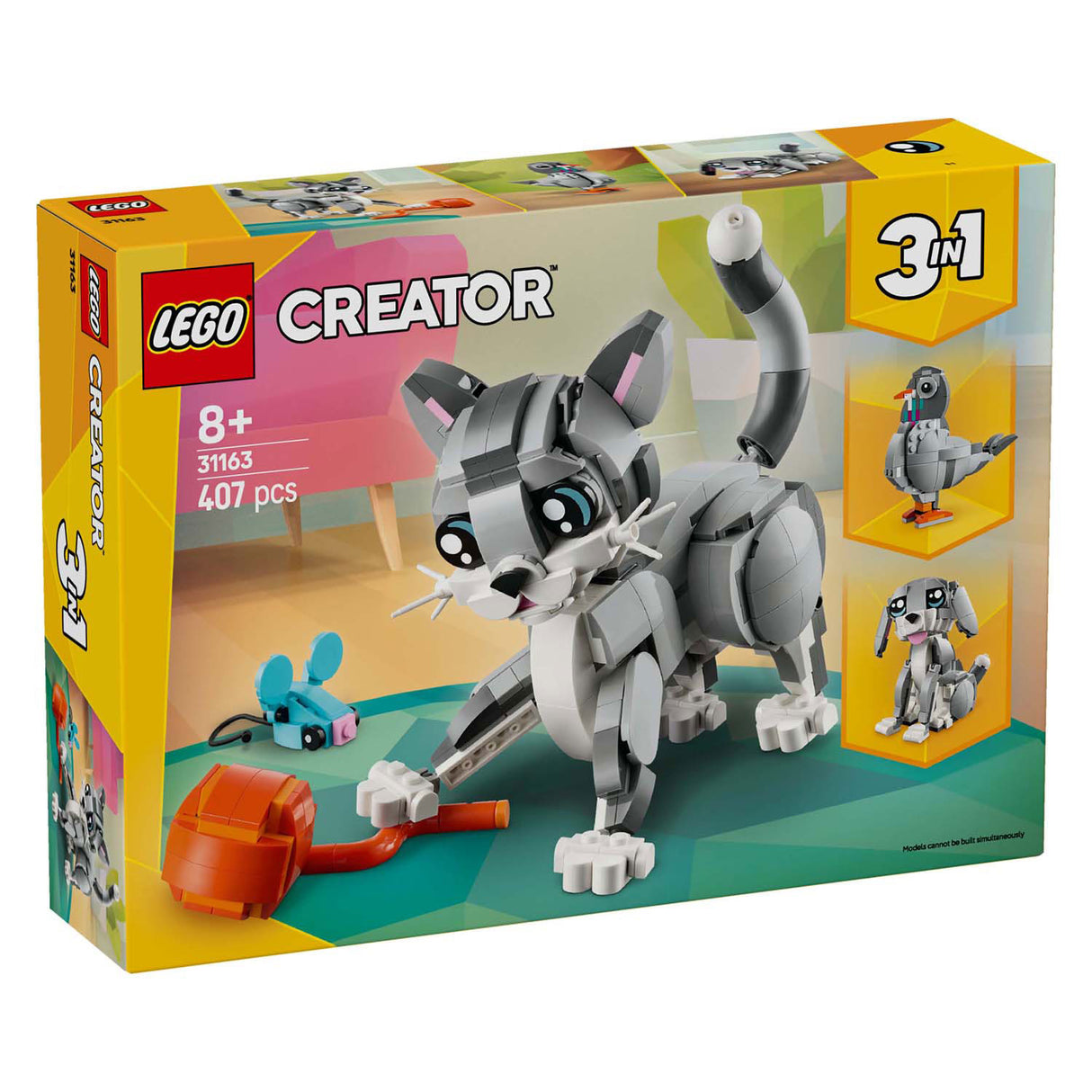 Lego Creator 3in1 verspielte Katzentiere – 31163
