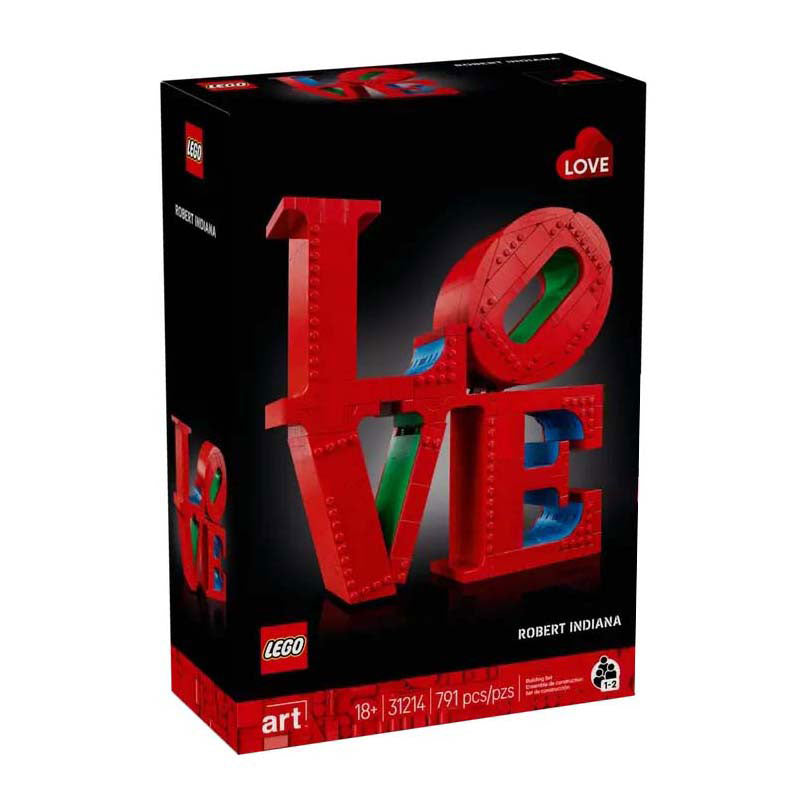 Lego Art Love Wohnaccessoire Dekoration Bausatz für Erwachsene, Valentinstagsgeschenk – 31214