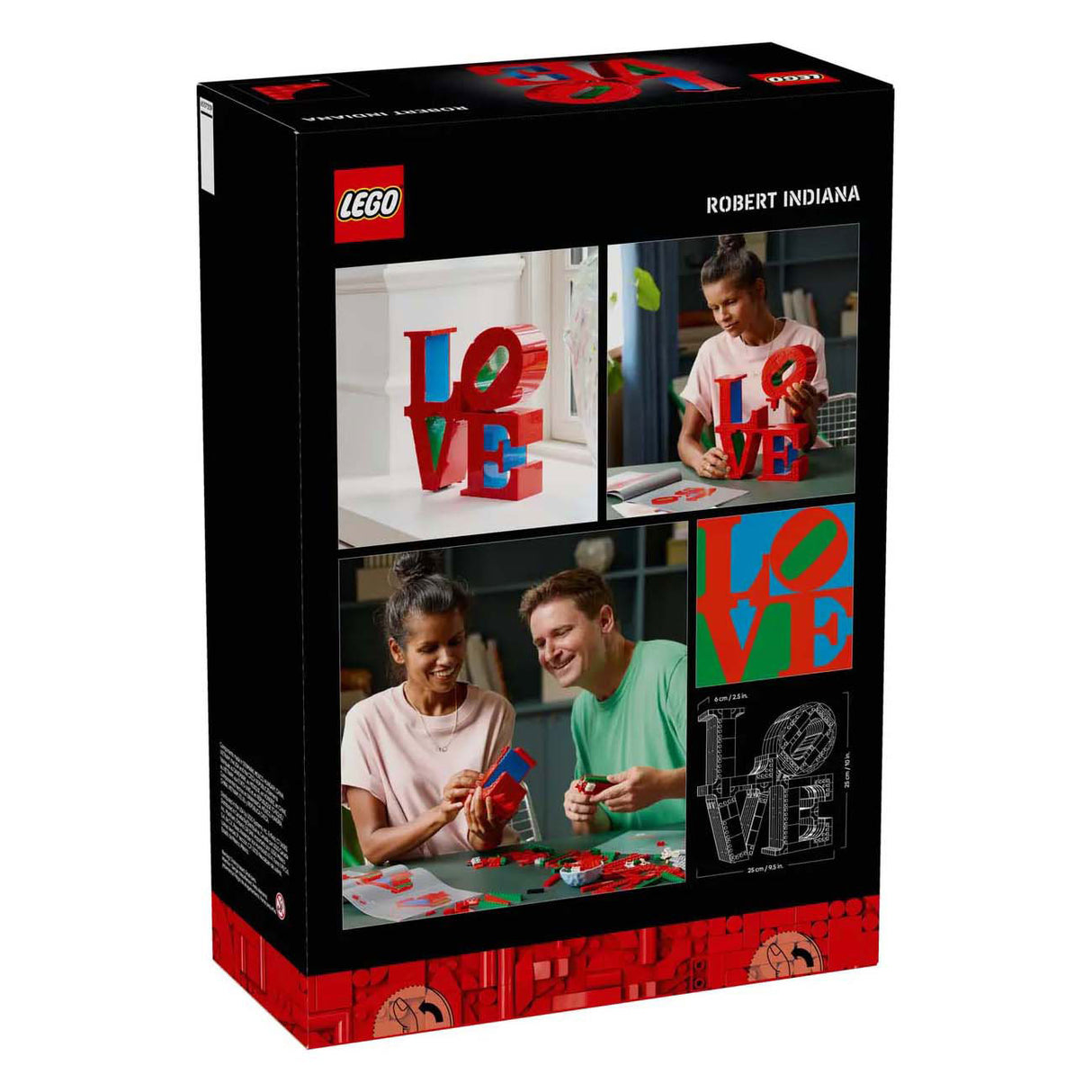 Lego Art Love Wohnaccessoire Dekoration Bausatz für Erwachsene, Valentinstagsgeschenk – 31214