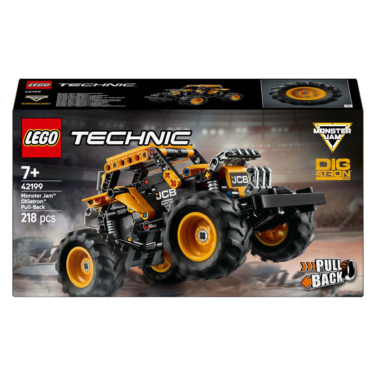 Lego Technic 42199 Monster Jam Digatron zurückziehen