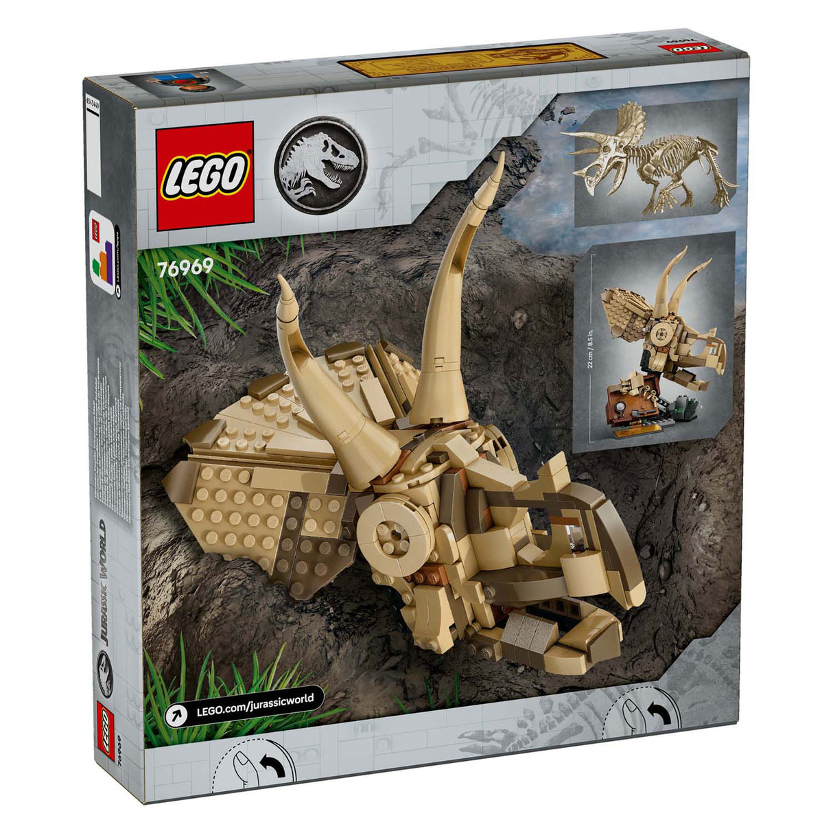 Lego Jurassic World 76969 Dinosaurierfossilien: Triceratops-Schädel