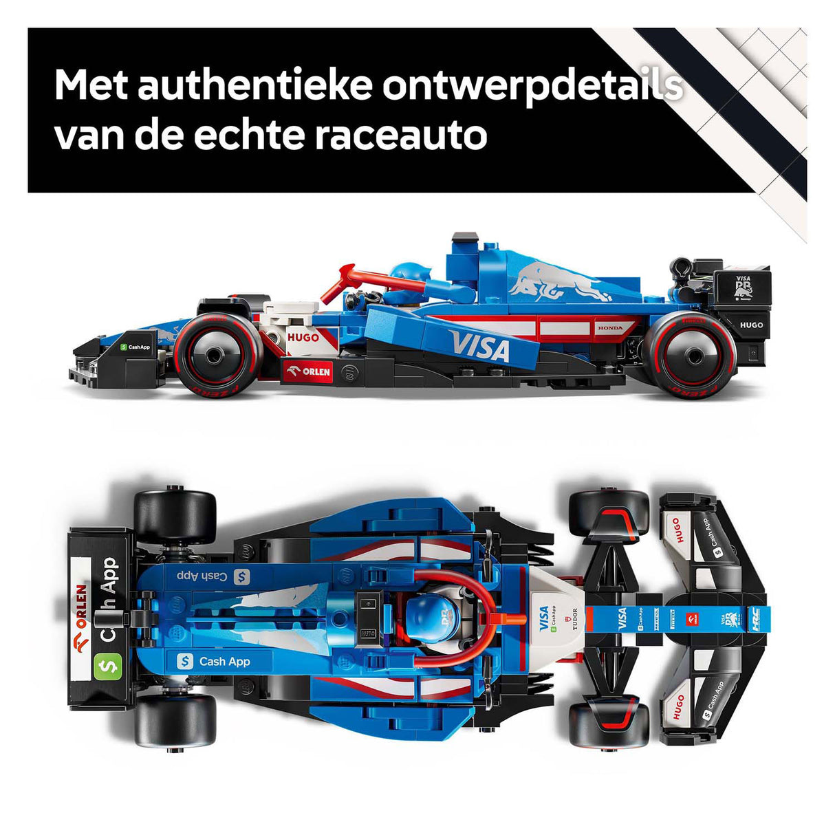 Lego Speed Champions 77246 Visa Cash App RB VCARB 01 F1-Rennwagen