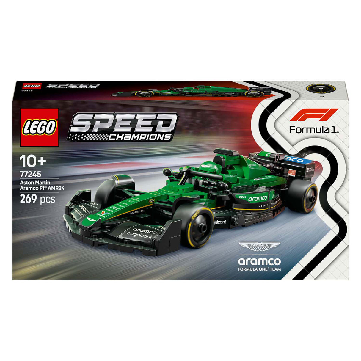 Lego 77245 Speed Champions Aston Martin Aramco F1 AMR24 Rennwagen