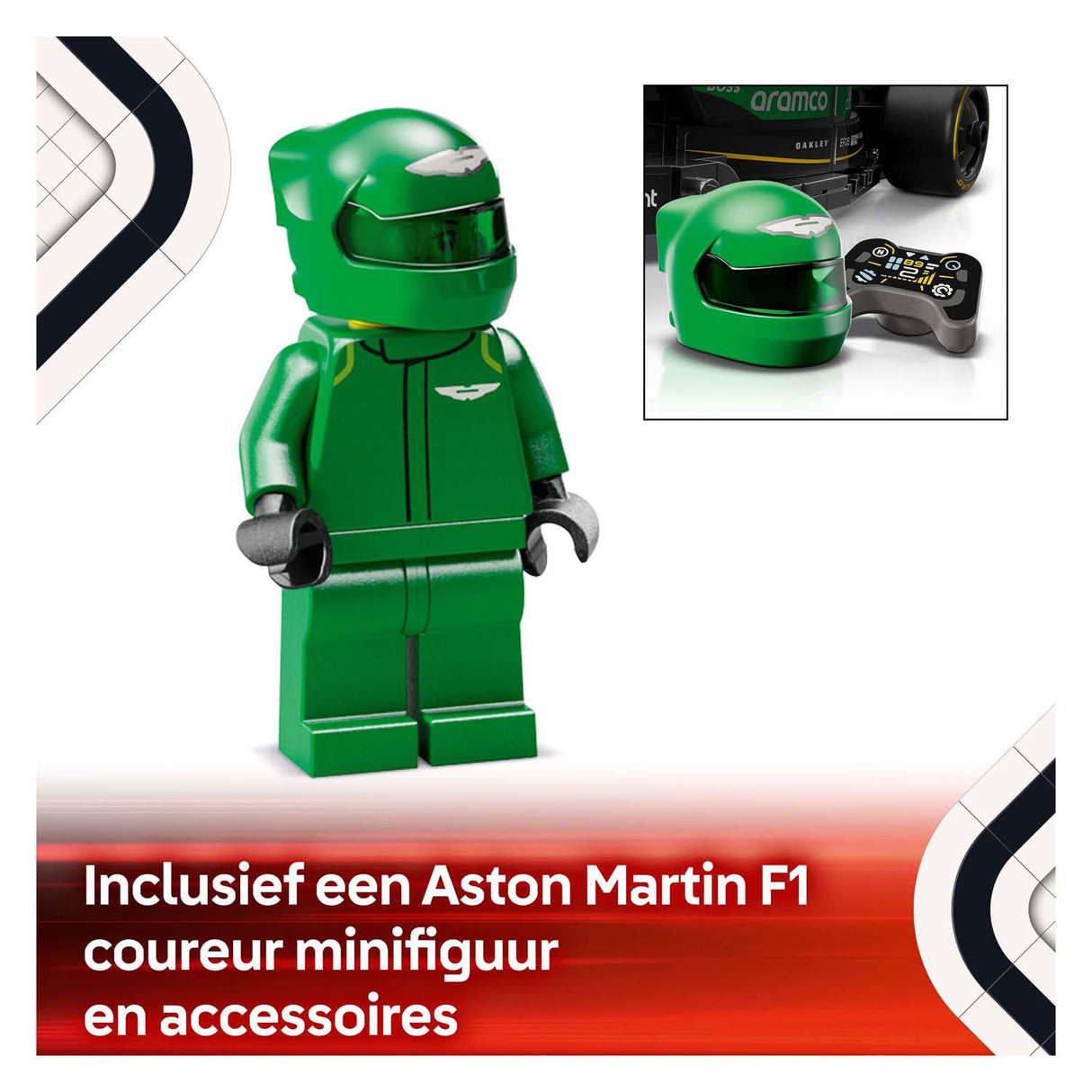 Lego 77245 Speed Champions Aston Martin Aramco F1 AMR24 Rennwagen