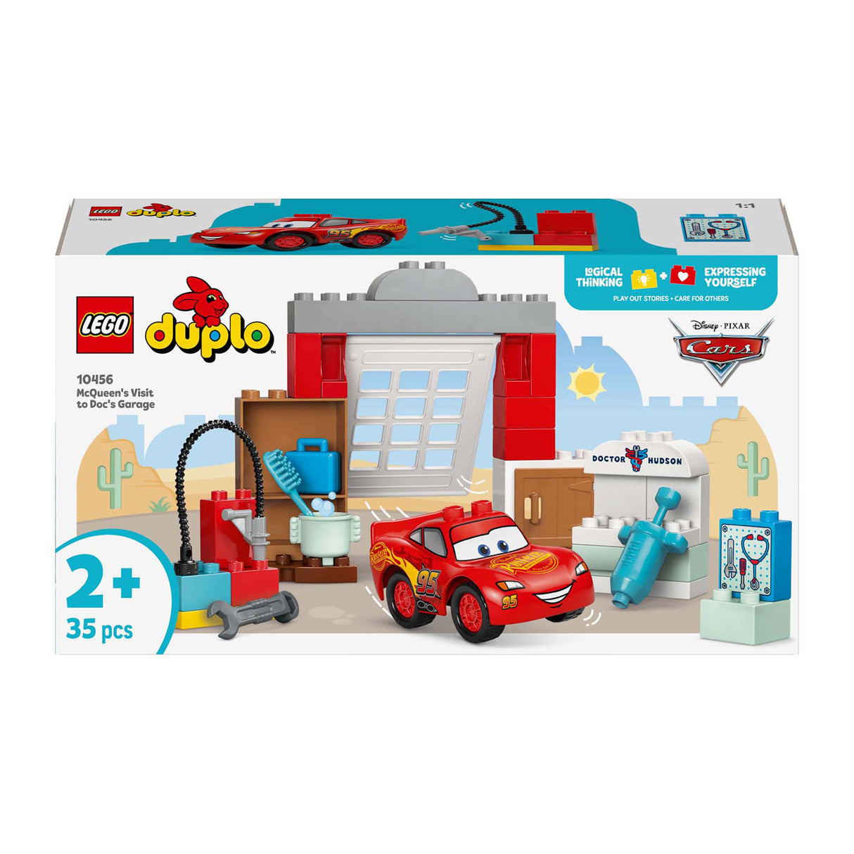 Lego 10456 Duplo Disney McQueens Besuch in der Docs Garage