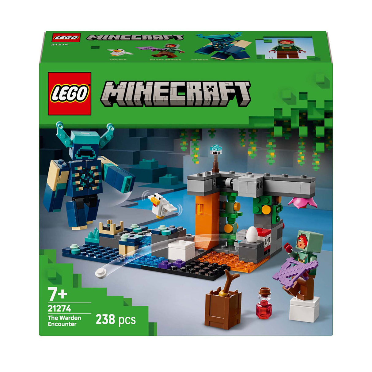 Lego Minecraft 21274 das Treffen mit dem Vorgesetzten