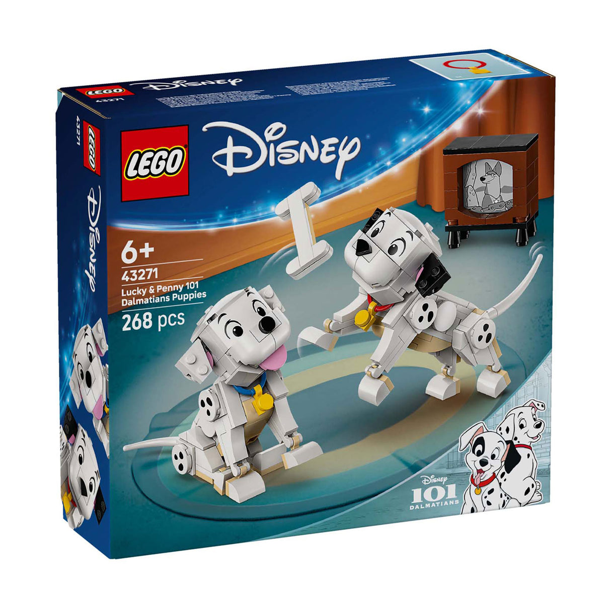 Lego 43271 Disney-Klassiker Lucky und Penny aus 101 Dalmatiner