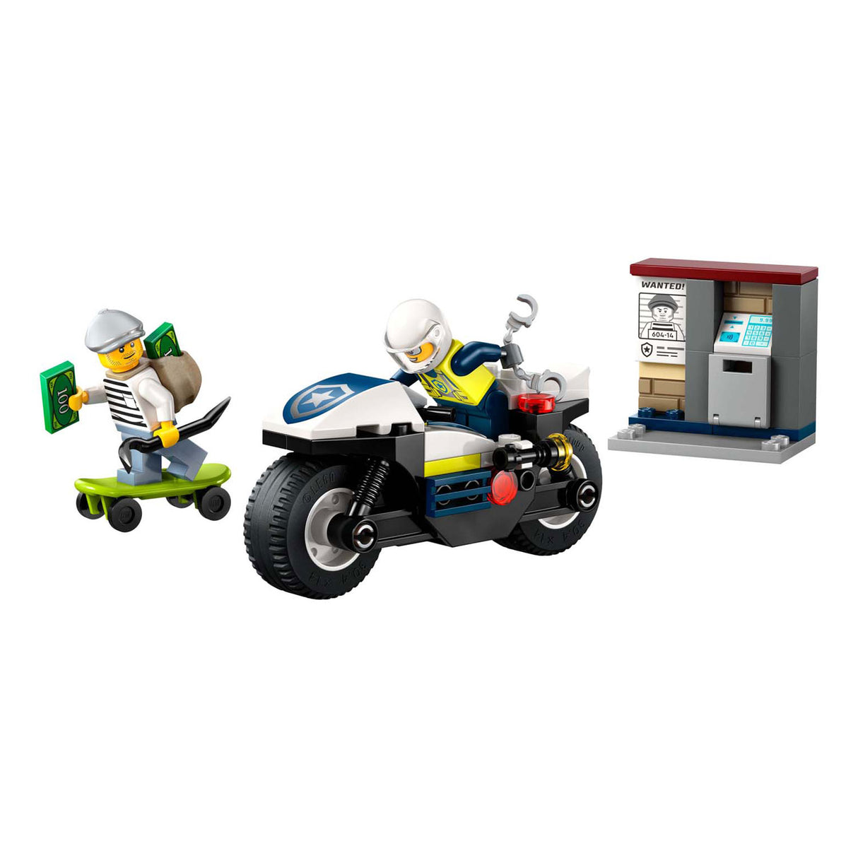 Lego City 60455 Verfolgungsjagd mit Polizeimotorrad