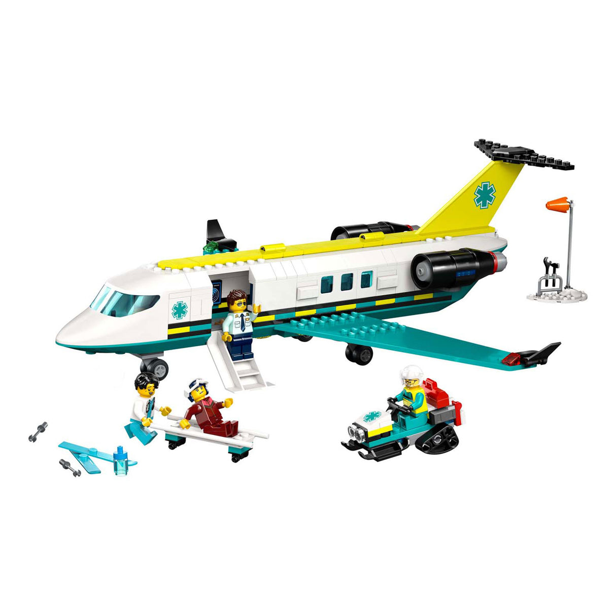 Lego® City Ambulanzflugzeug, Spielzeugflugzeug – 60465