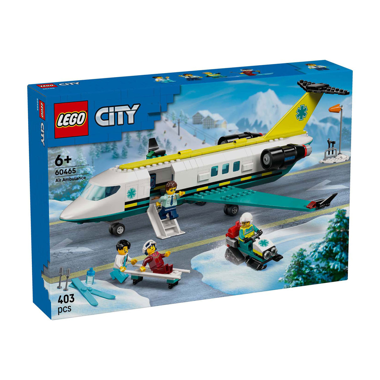 Lego® City Ambulanzflugzeug, Spielzeugflugzeug – 60465