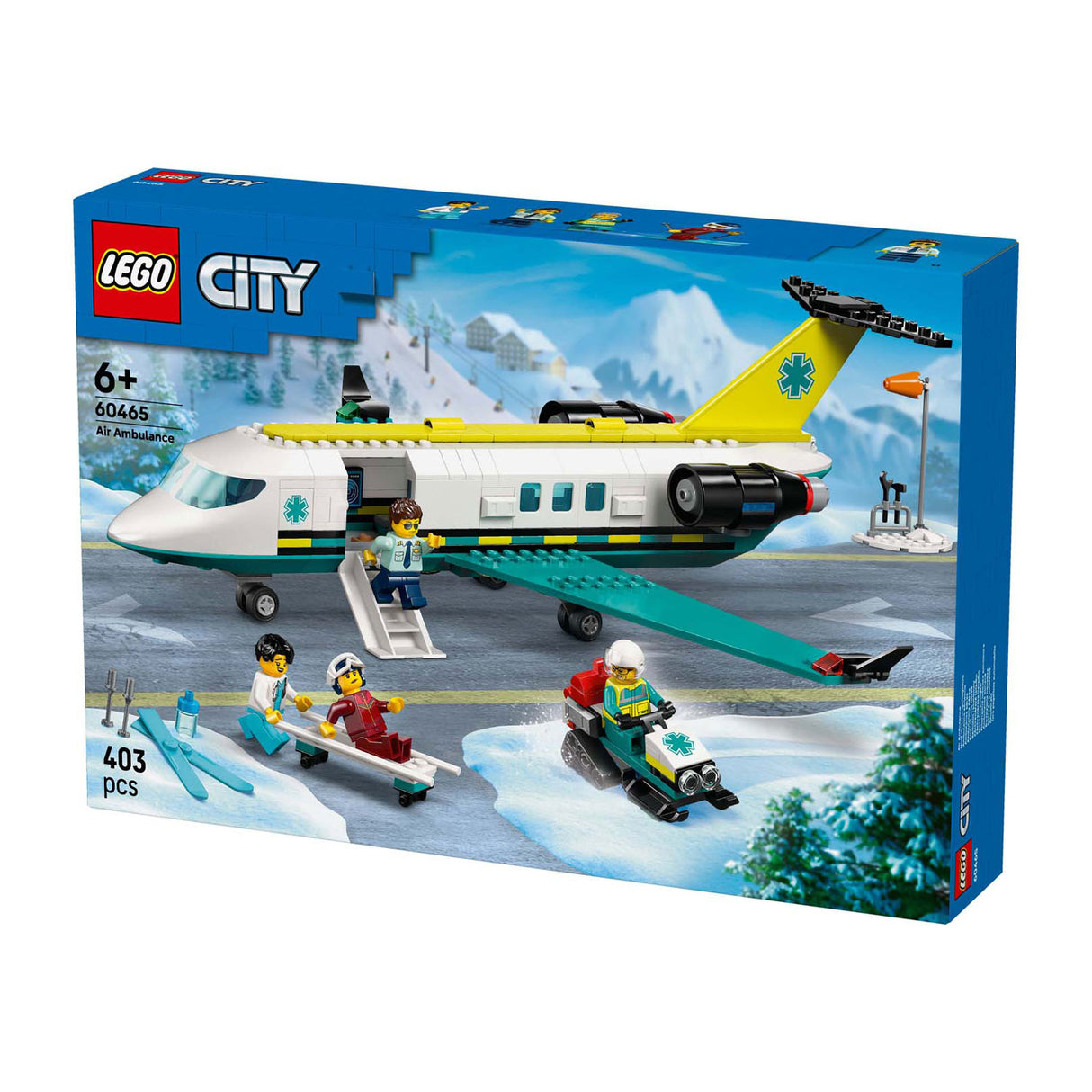 Lego® City Ambulanzflugzeug, Spielzeugflugzeug – 60465
