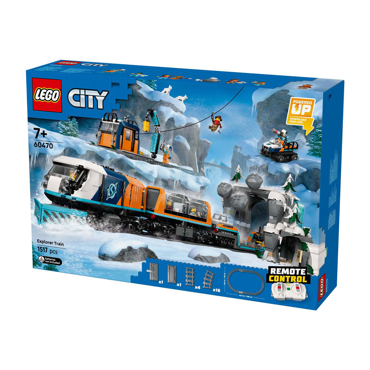 Lego City Forschungszug am Nordpol, Fahrzeugspielzeug – 60470