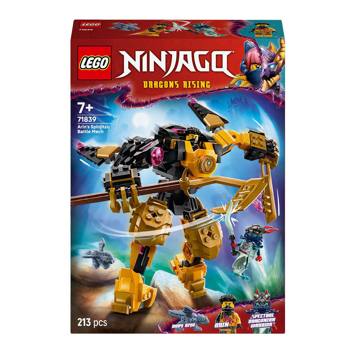 Lego Ninjago 71839 Arins Spinjitzu-Kampfmech