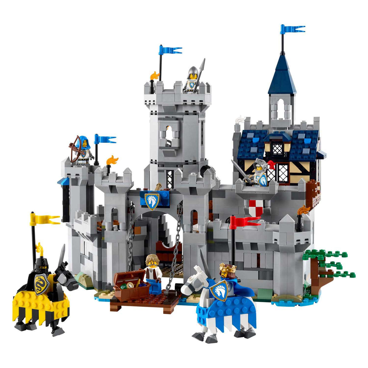 Lego Creator 31168 mittelalterliche Burg mit Rittern zu Pferd