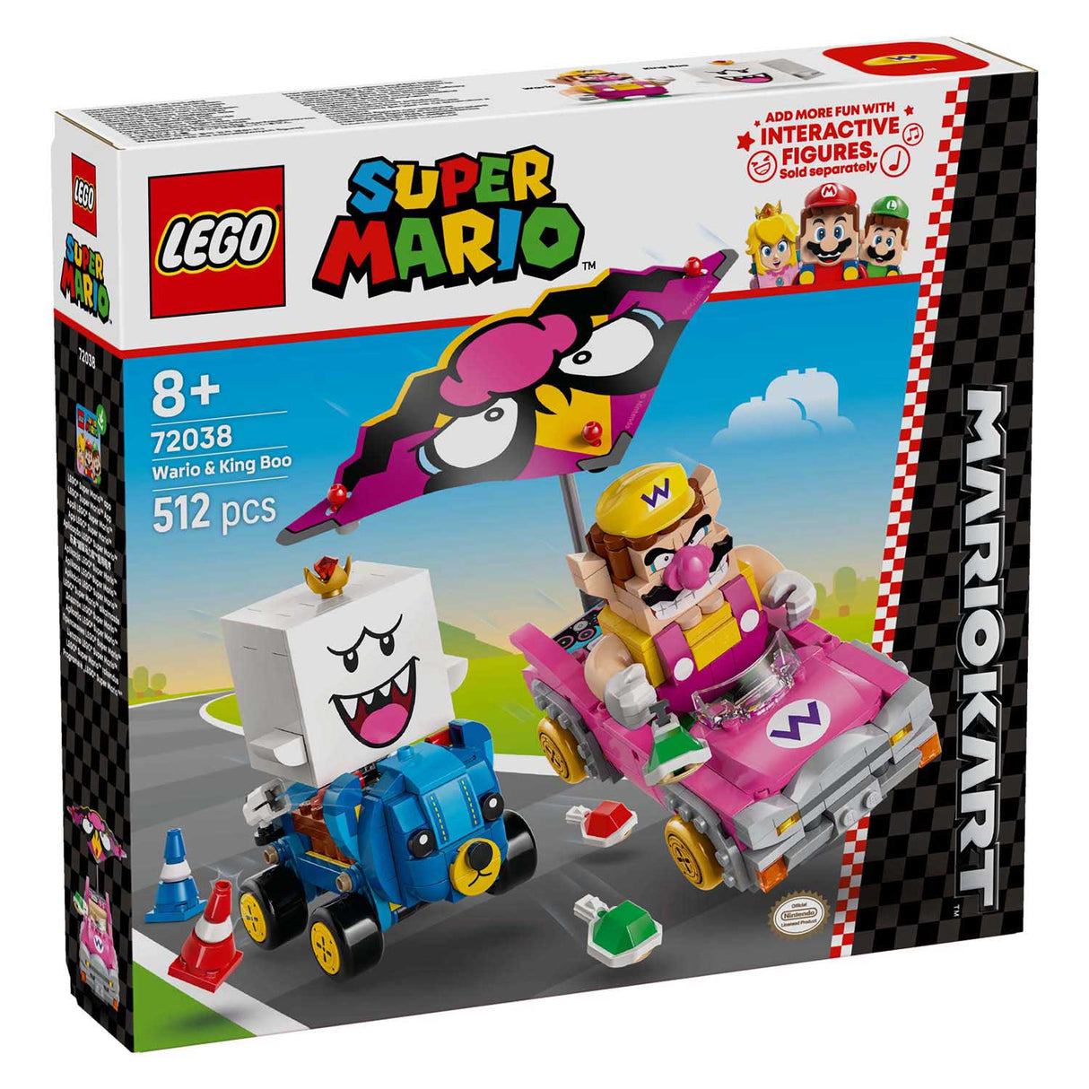 Lego® Super Mario™: Mario Kart™ – Wario und King Boo – 72038