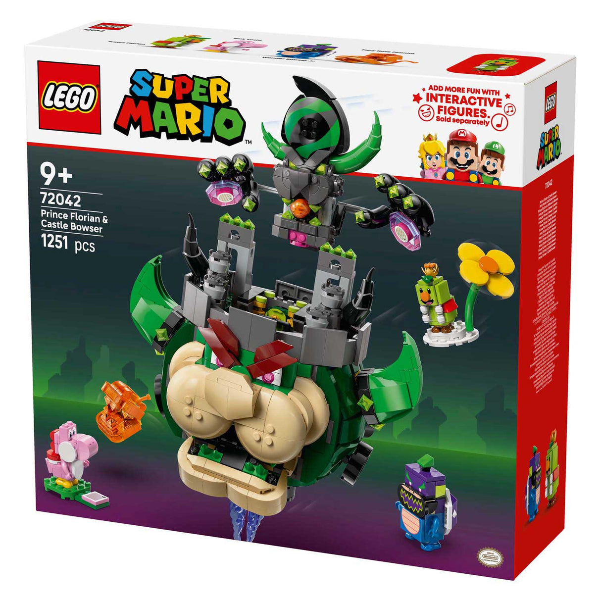Lego Super Mario 72042 Prinz Florian und Bowser Castle
