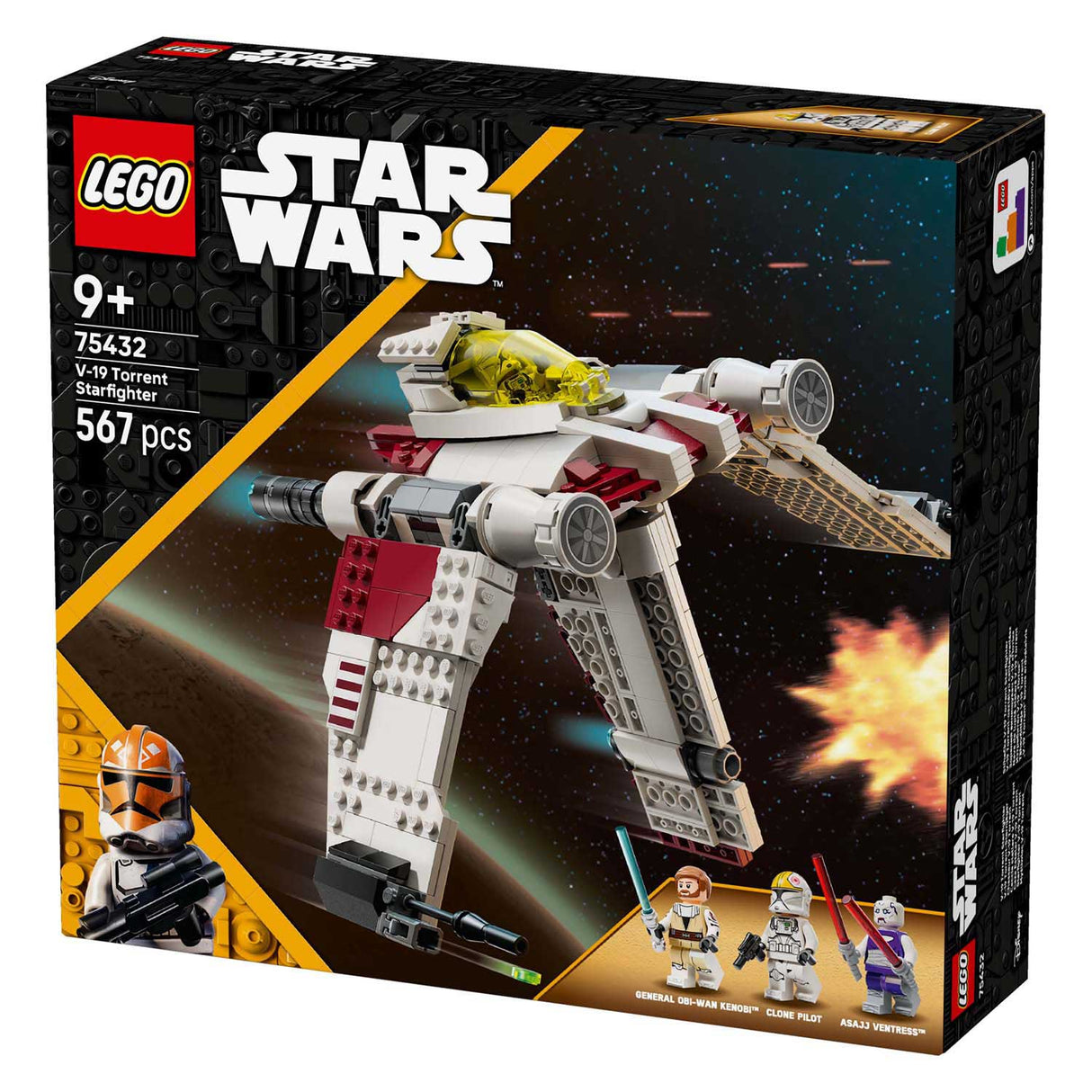 Lego® Star Wars: The Clone Wars™ V-19 Torrent Starfighter – 75432
