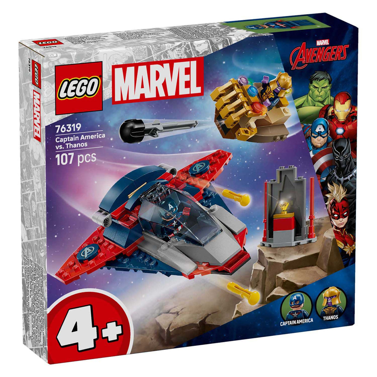 Lego Superhelden Marvel 76319 Captain America vs. Thanos