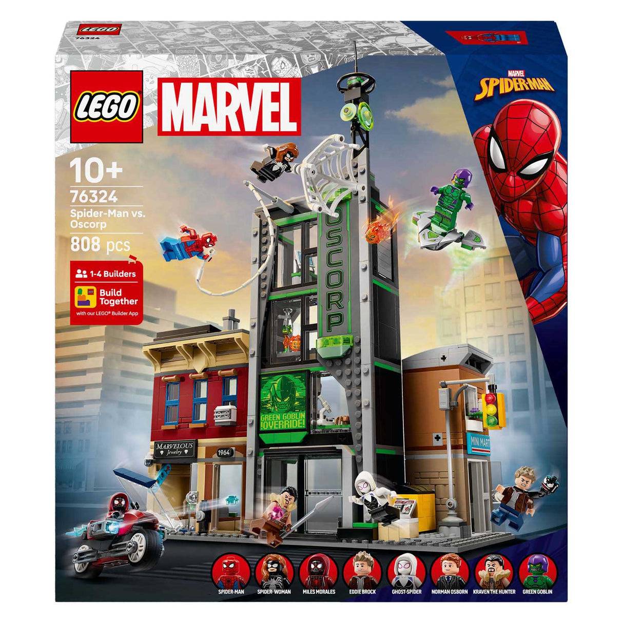Lego® Marvel Spider-Man vs. Oscorp – 76324