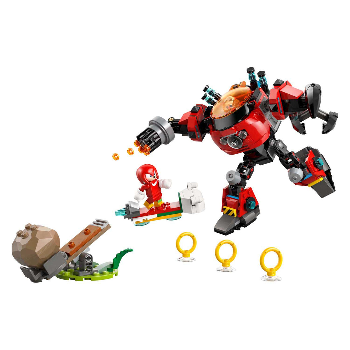 Lego® Sonic the Hedgehog™ Knuckles vs. Dr. Eggman Eierbrecher-Mech – 77005