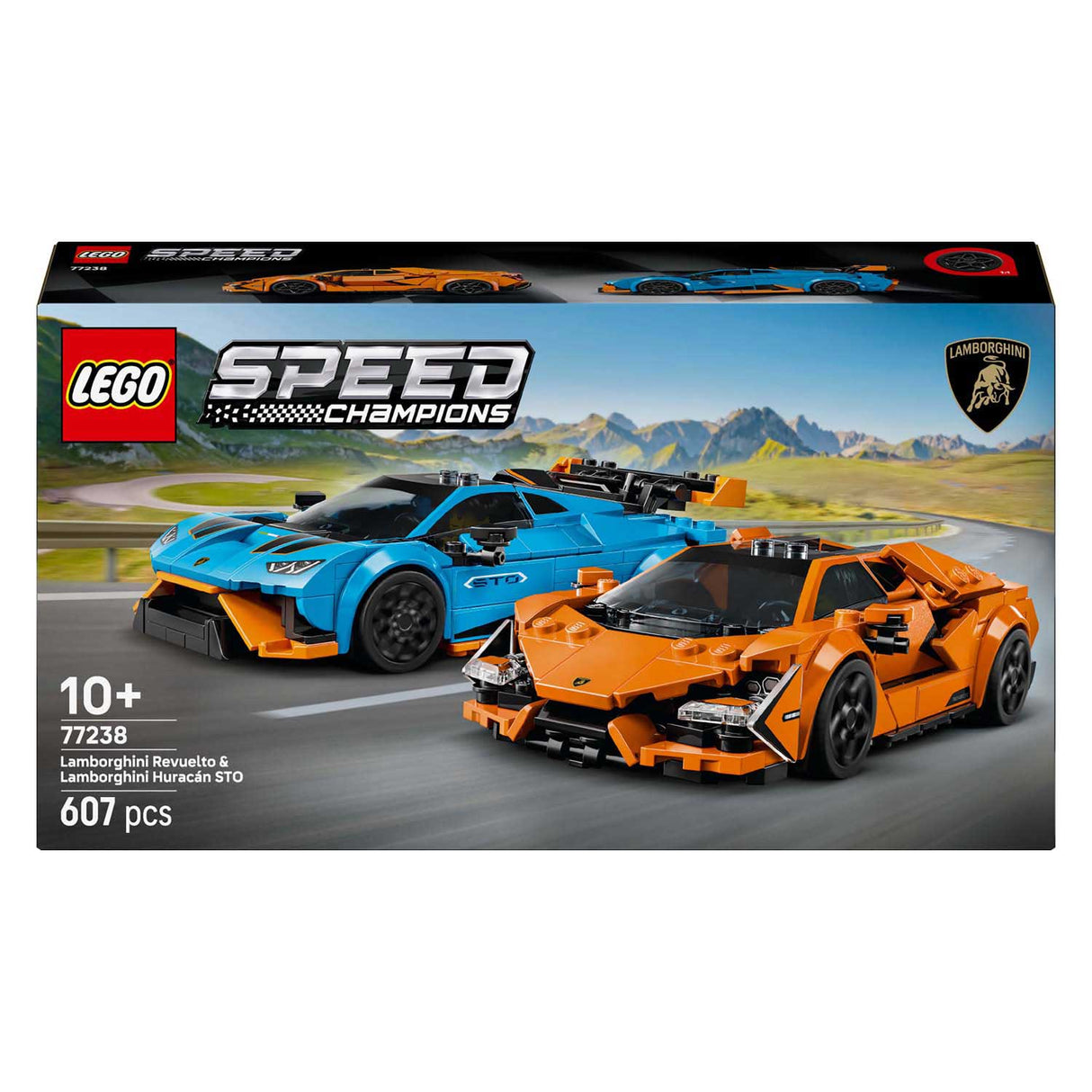 Lego Speed Champions 77238 Lamborghini Revuelto und Huracan Sto