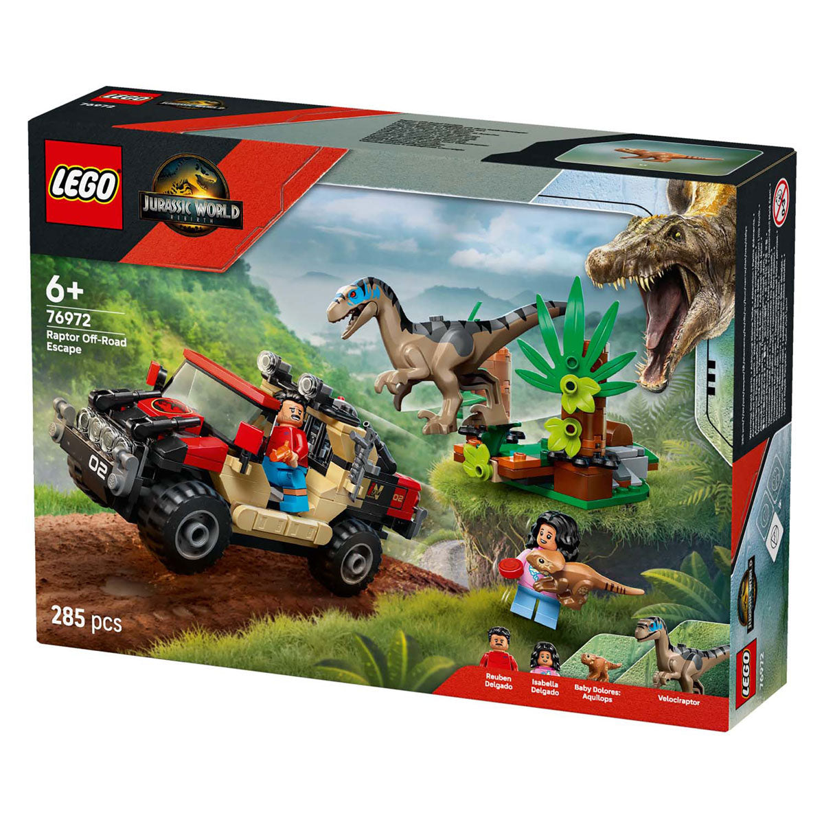 Lego Jurassic World 76972 Offroad-Eaptor-Flucht