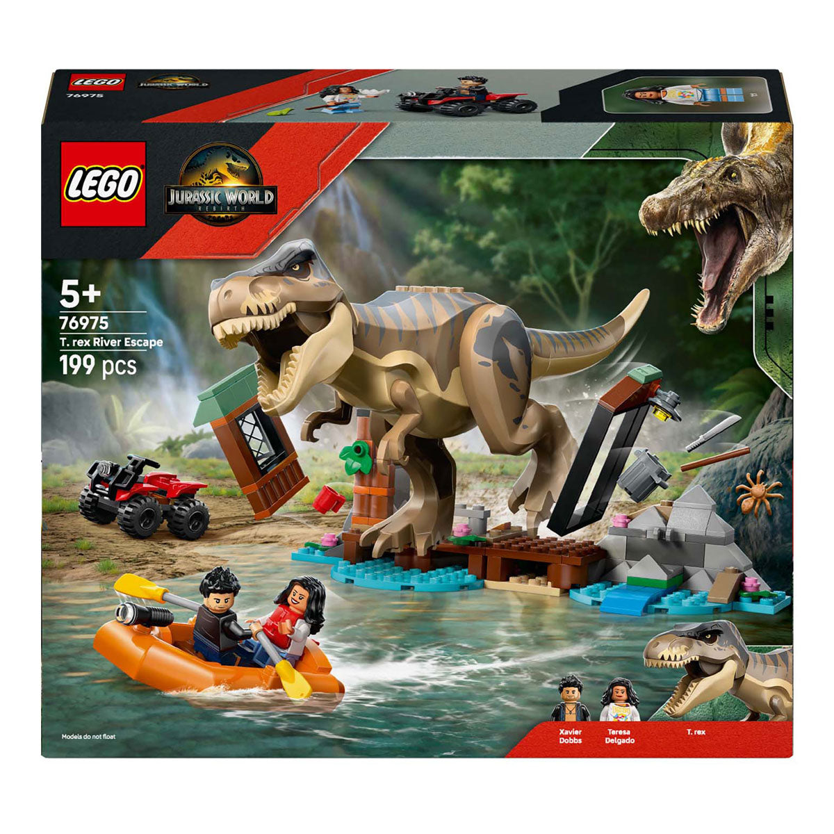 Lego® Jurassic World t. Rex River Escape Bauset – 76975