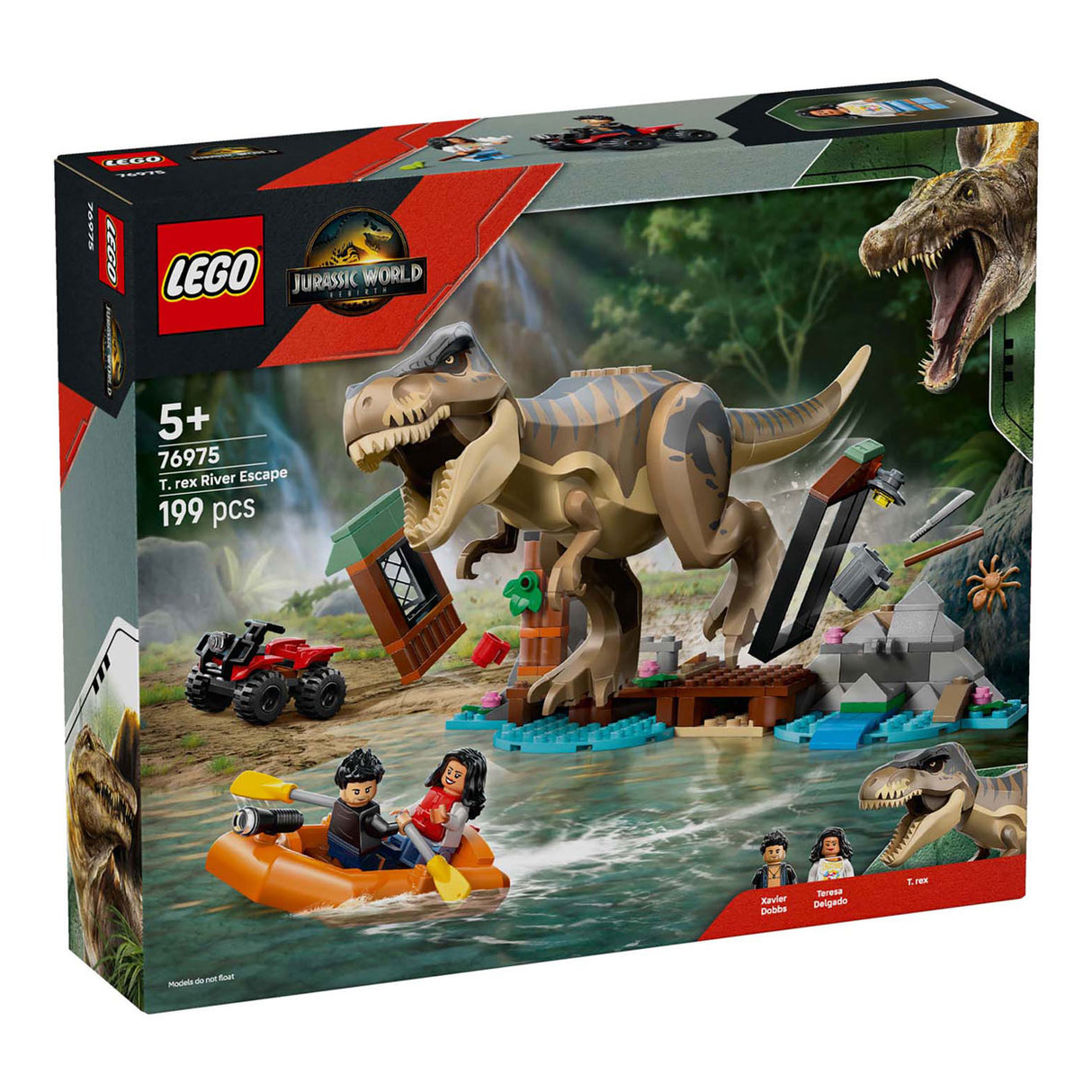 Lego® Jurassic World t. Rex River Escape Bauset – 76975