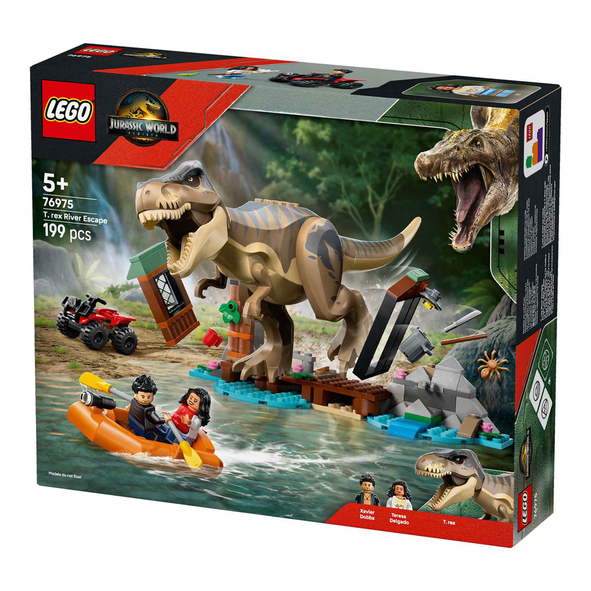 Lego® Jurassic World t. Rex River Escape Bauset – 76975