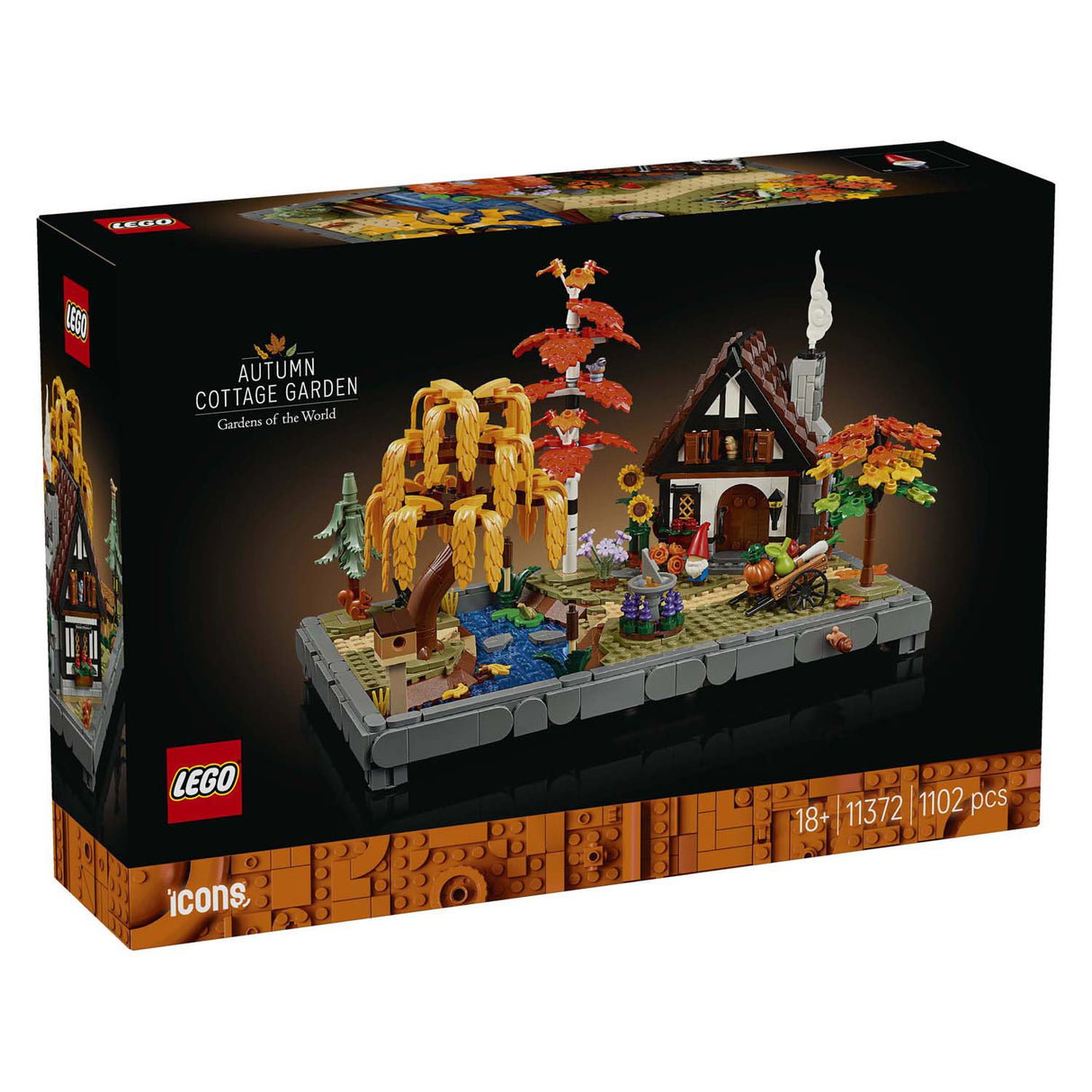 Lego Icons 11372 Herbstgarten mit Häuschen
