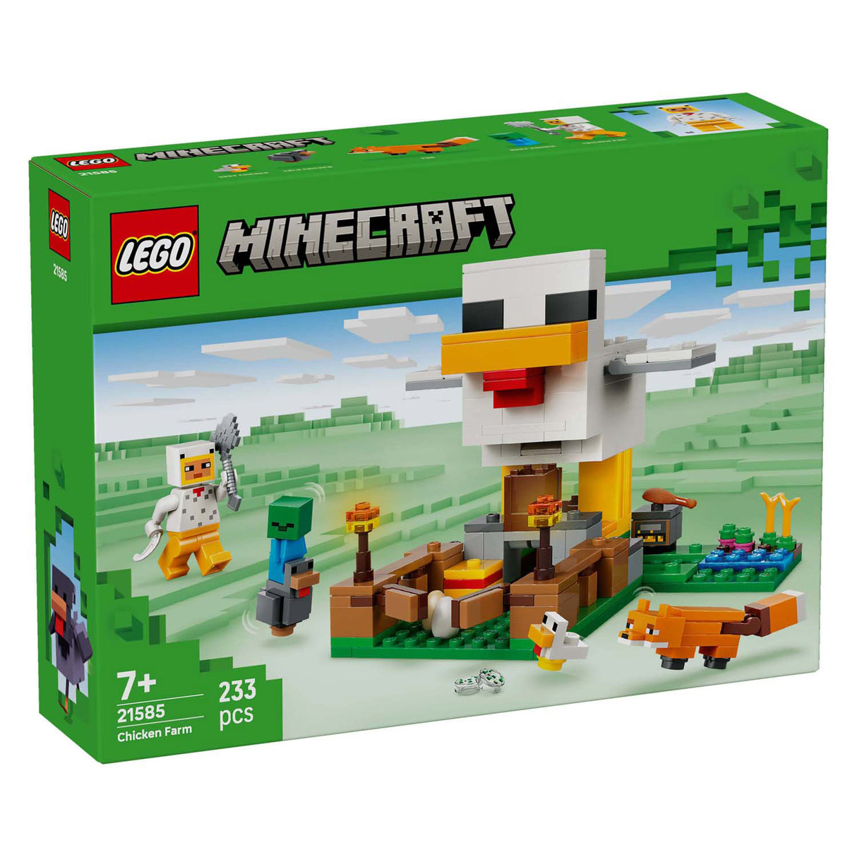 Lego Minecraft Hühnerfarm, Spielzeug für Kinder – 21585