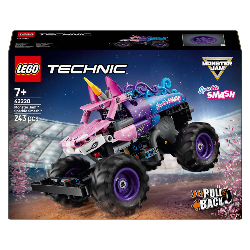 Lego Technic 42220 Monster Jam Sparkle Smash Zurückziehen