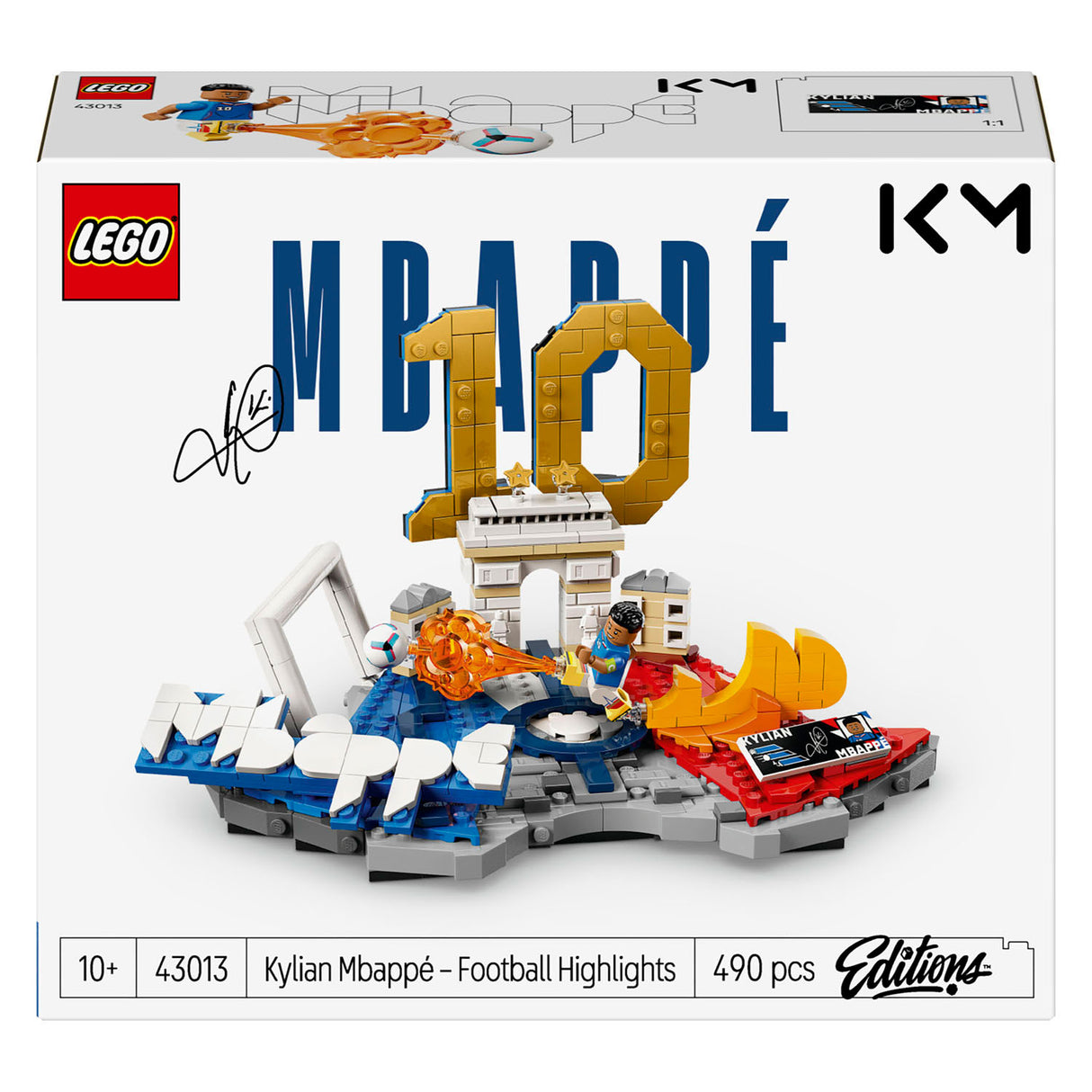 Lego editions 43013 kylian mbappé voetbalhoogtepunten