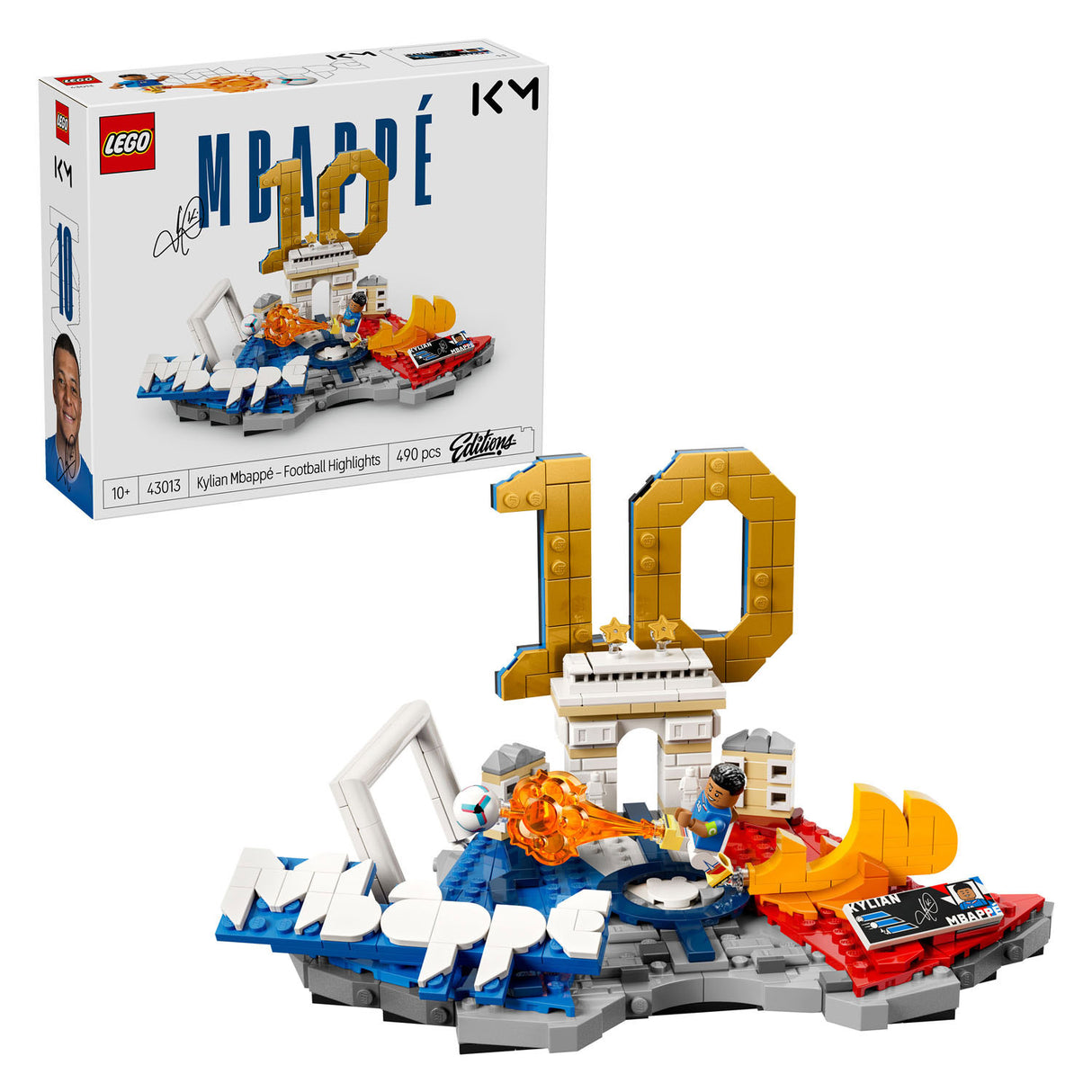 Lego editions 43013 kylian mbappé voetbalhoogtepunten