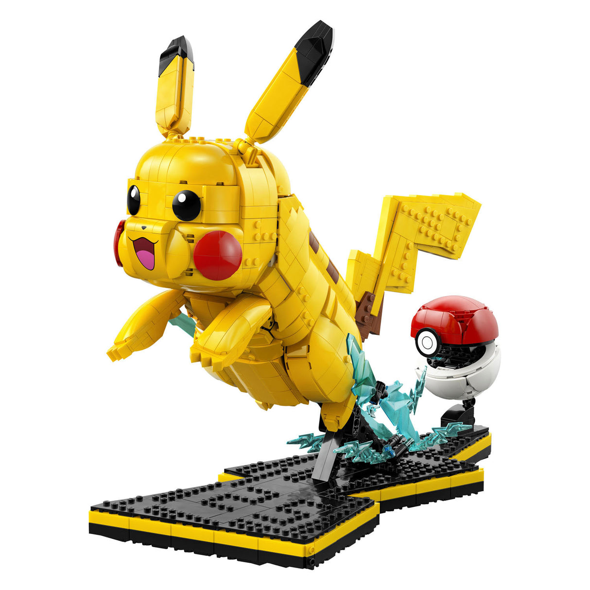 Lego pokémon pikachu en pokéball bouwpakket voor volwassenen en woondecoratie - 72152